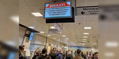 Marmaray seferleri iptal edildi!