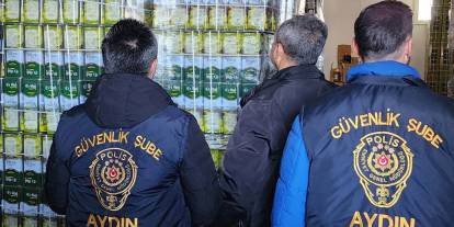 Aydın'da sahte zeytinyağı operasyonu: 3,5 ton litre ele geçirildi