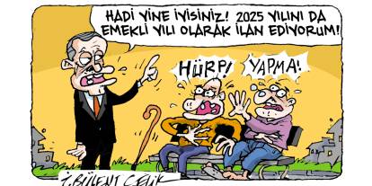 İ. Bülent Çelik'in 24 Aralık 2024 tarihli karikatürü