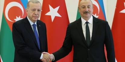 Cumhurbaşkanı Erdoğan, Azerbaycan Cumhurbaşkanı Aliyev ile görüştü