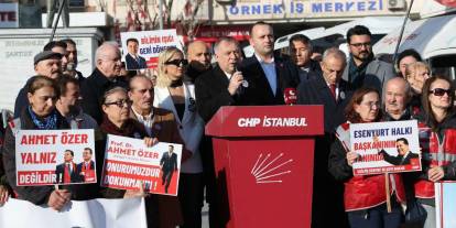 CHP'li Zeybek, Esenyurt nöbetinde konuştu: 'İktidar, kayyım atanan yerde daha ezici bir mağlubiyeti yaşamıştır'