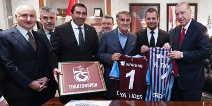 Trabzonspor'dan Erdoğan'a teşekkür