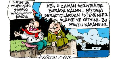 İ. Bülent Çelik'in 7 Ocak 2025 tarihli karikatürü