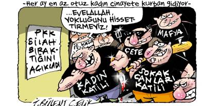İ. Bülent Çelik'in 14 Mayıs 2025 tarihli karikatürü