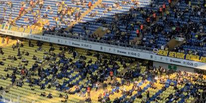 Fenerbahçe'de tribünler boş kaldı; Taraftarlar Ali Koç'u istifaya çağırdı