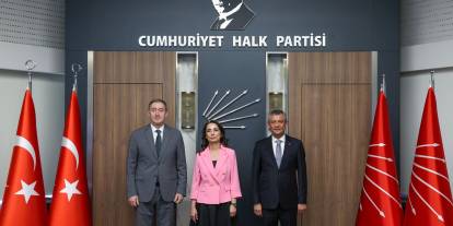 DEM Parti heyeti, CHP Genel Merkezi'nde