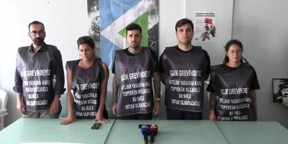 İzmir Yaşam Hakkı Savunucuları, sahipsiz hayvanlarla ilgili kanuna karşı açlık grevine başladı