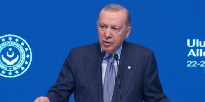 Cumhurbaşkanı Erdoğan Aile Forumu’nda konuştu: ‘Doğum hızının düşmesi ekonomideki sorunlar değil’