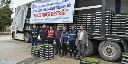 Ankara Büyükşehir Belediyesi'nden 25 ilçede 9 bin üreticiye sebze fidesi desteği