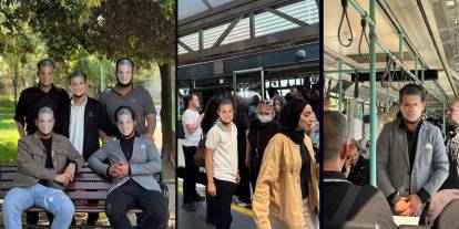 Pankartları, afişleri yasaklayıp söküyorlardı: İmamoğlu maskeleri sokakta