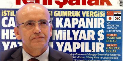 Yeni Şafak vites küçülttü, Mehmet Şimşek'e manşetten tavsiye verdi