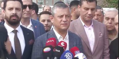 CHP lideri Özgür Özel bayram namazından sonra konuştu