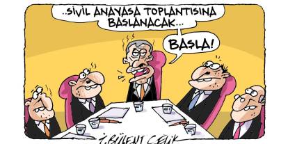 İ. Bülent Çelik'in 9 Haziran 2025 tarihli karikatürü