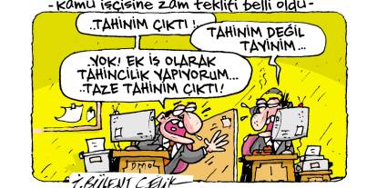 İ. Bülent Çelik'in 14 Haziran 2025 tarihli karikatürü