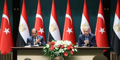 Cumhurbaşkanı Erdoğan, Mısır Cumhurbaşkanı Sisi ile görüştü
