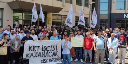 KRT TV'de direniş 12. gününde devam ediyor: İşverenle ilk görüşme yapılacak