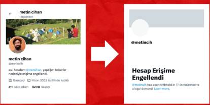 Gazeteci Metin Cihan'ın yeni X hesabı erişim engeli