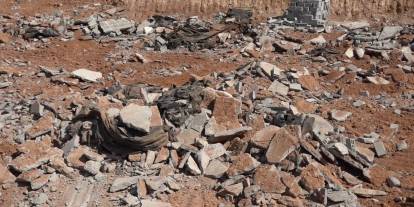 Malatya'da TOKİ tarafından temeli atılan Cemevi ve spor tesisi temeli tahrip edildi