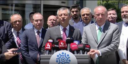 Özgür Özel, Memleket Partisi'ni ziyaret etti: "Sayın İnce'yi baba evine davet ettik"