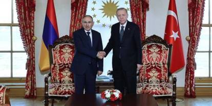 Erdoğan Ermenistan Başbakanı Paşinyan'ı kabul etti