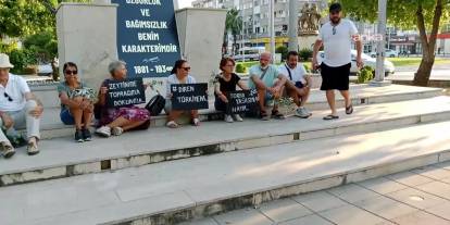 Zeytinlikten maden çıkarma iznine tepkiler büyüyor: Muğla Ortaca'da oturma eylemi