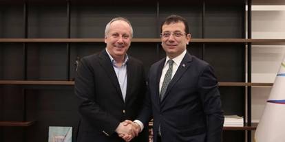 İmamoğlu’ndan İnce’ye: “Aramıza hoş geldiniz”