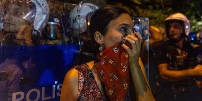 Saraçhane protestosunda gözaltına alınan 34 kişi adliyeye sevk edildi