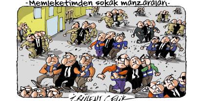 İ. Bülent Çelik'in 8 Temmuz 2025 tarihli karikatürü