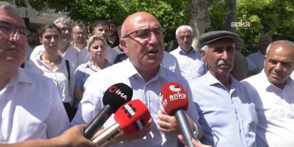 Mahmut Tanal'dan Tutdere’nin ev hapsi cezası için sıra dışı eylem: Ayağına ip bağladı
