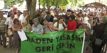 Ankara'da zeytinleri için nöbet tutan köylüler açlık grevi kararı aldı