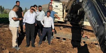 Görevine iade edilen Adıyaman Belediye Başkanı Tutdere, sabahın ilk ışıklarıyla sahaya indi