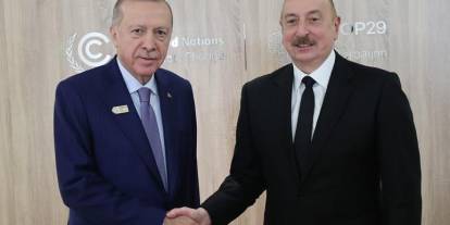 Cumhurbaşkanı Erdoğan, Azerbaycan Cumhurbaşkanı Aliyev ile görüştü