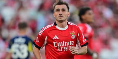 Transferi beklenen Kerem Aktürkoğlu takımla antrenmana çıktı