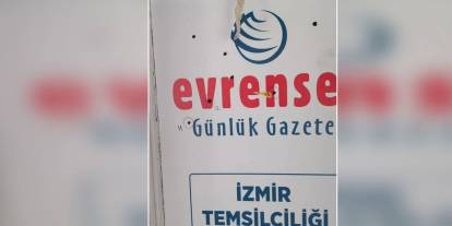 Evrensel Gazetesi'nin İzmir Temsilciliği'ne silahlı saldırı!