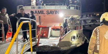 Boğaz'da panik anları: Beşiktaş-Üsküdar motoru, kargo gemisi ile çarpıştı!
