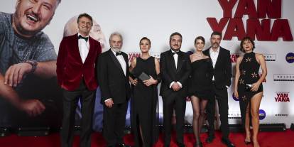 Haluk Bilginer ile Feyyaz Yiğit’i buluşturan ‘Yan yana’ filmine görkemli gala