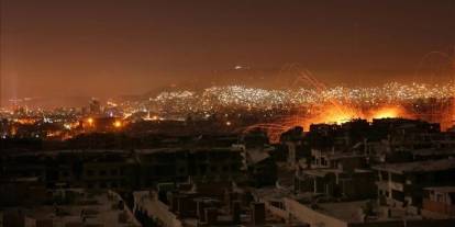 Şam'ın Mezze bölgesinde şiddetli patlama: Yaralılar var