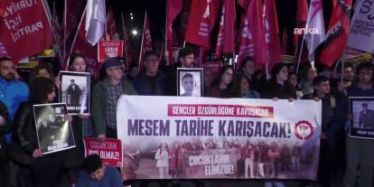 16 TİP'li gencin tutuklanması Beşiktaş'ta protesto edildi: "MESEM tarihe karışacak"