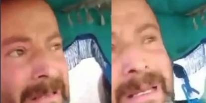 İşten çıkartıldığını söyleyen 5 çocuk babası belediye önünde kendini yaktı