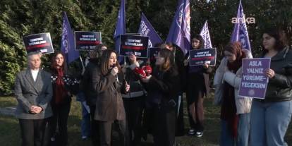 Kadınlar, Meclis önünde cinsel istismarı protesto etti