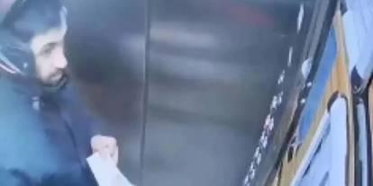 Atatürk portresine tüküren kurye yakalandı