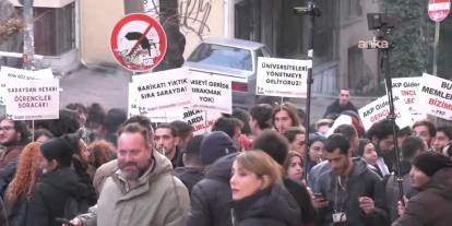 Ankara’da "İmamoğlu" eylemi: polis öğrencilere müdahale etti