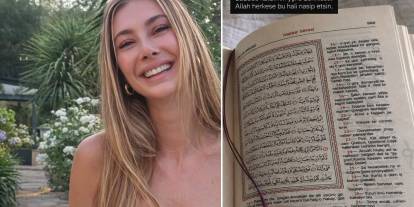 Şeyma Subaşı yine Kur'an-ı Kerim paylaştı: Allah herkese bu hali nasip etsin