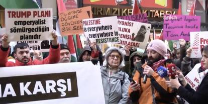 Filistin Eylem Komitesi, Trump'ın Gazze planını protesto etti