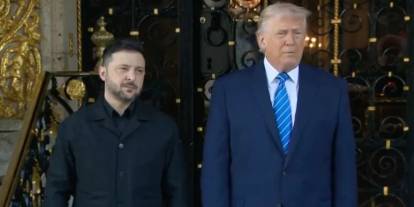 Trump ve Zelenski barış görüşmeleri için bir araya geldi