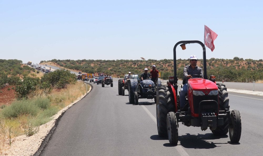 Gaziantep'te üreticilerden düşük fiyatlı fıstık eylemi