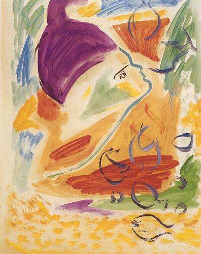 bedri-rahmi-eyuboglu-ilham-perisi-1942-kagit-uzerine-guaj-boya-59-x-49-cm